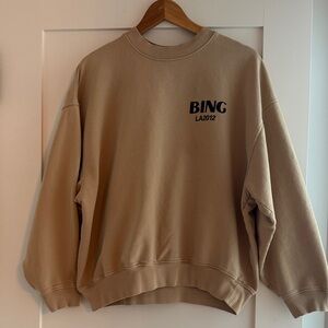 Anine Bing Tan Sweatshirt